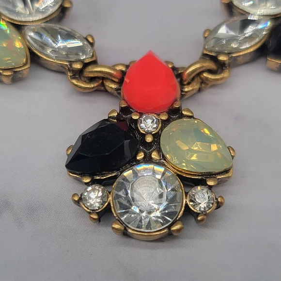 🎉HP J. Crew Crystal Statement Necklace - Picture 5 of 7